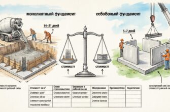 Монолитный или сборный фундамент: что дешевле и какой выбрать