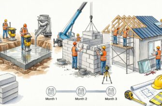Кейс: строительство дома из газобетона за 3 месяца — реальный опыт